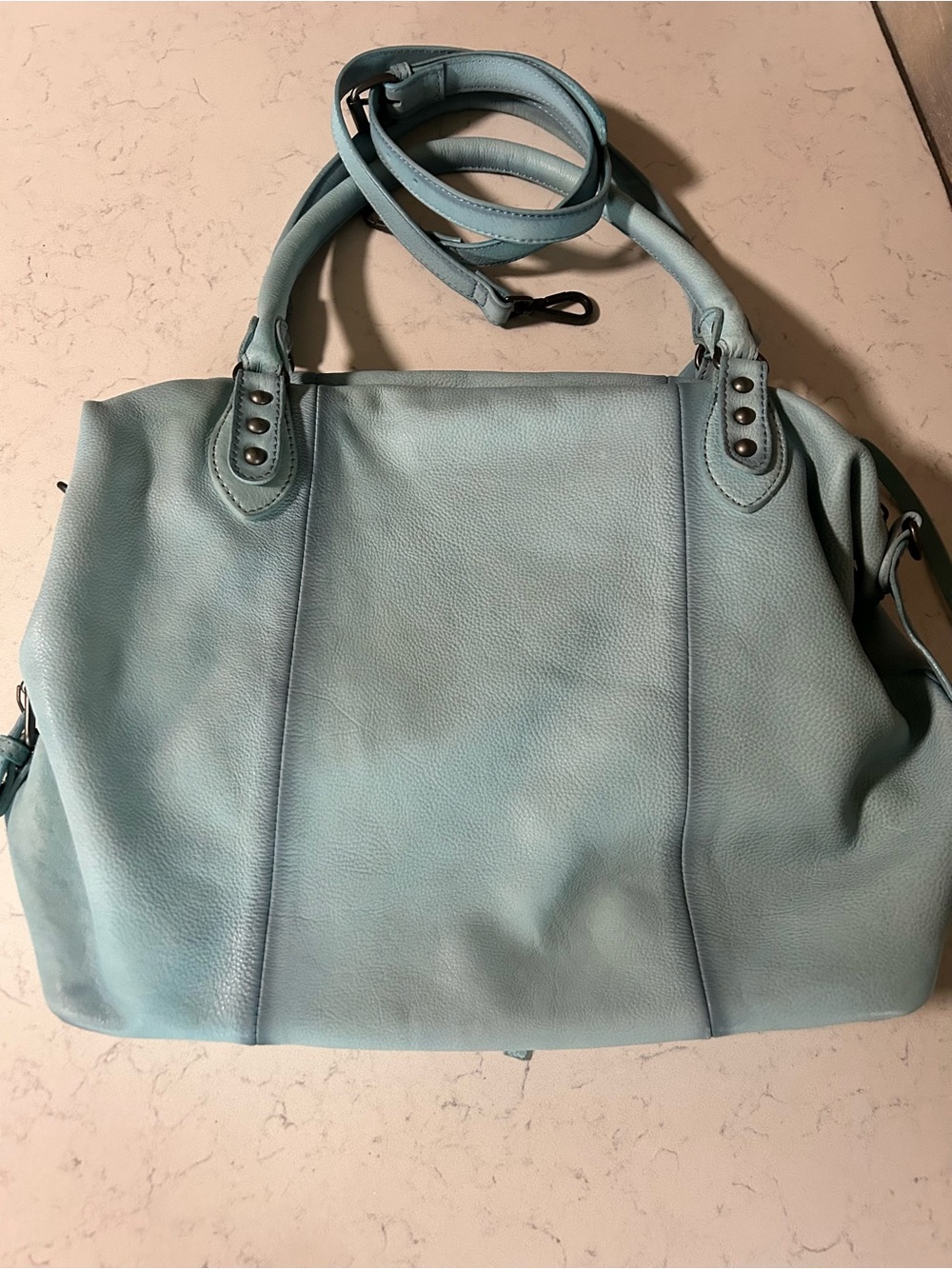 LIKE NEW We The Free Emerson Tote Washed Sail-Micro Emerson-Charms & Scarves - Picture 14 of 16
